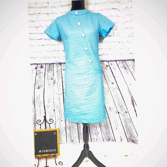 None Dresses & Skirts - Vintage sky blue Cheosang dress /  sz Small